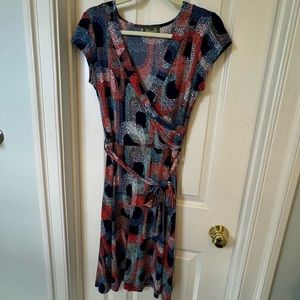 Faux Wrap-Style Maude Dress